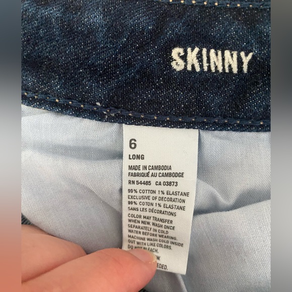 American Eagle Skinny Jeans Size 6 Long - Picture 3 of 4